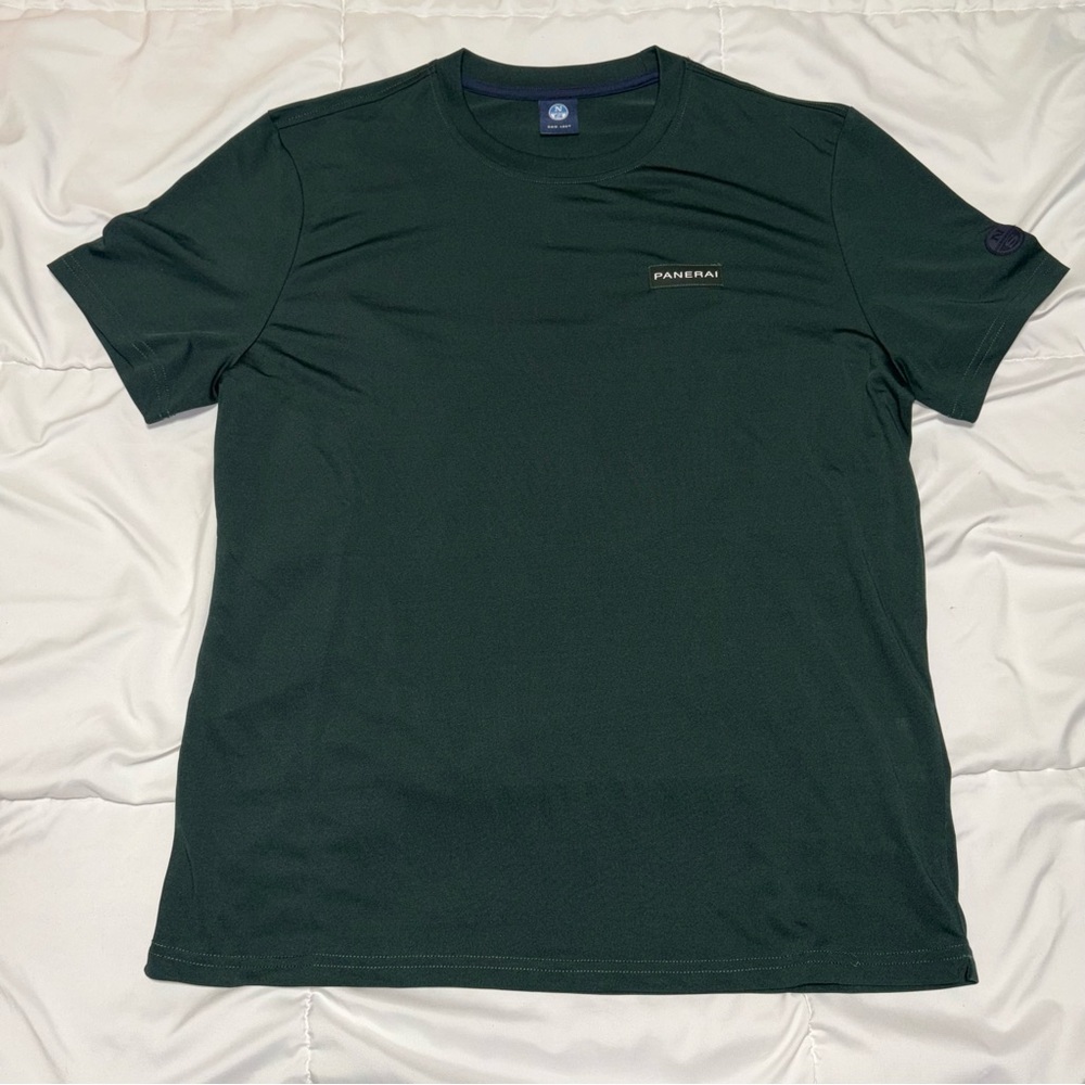 North Sails X Panerai Watch Brand Collab Green Men's T-Shirt XS Italian Luxury